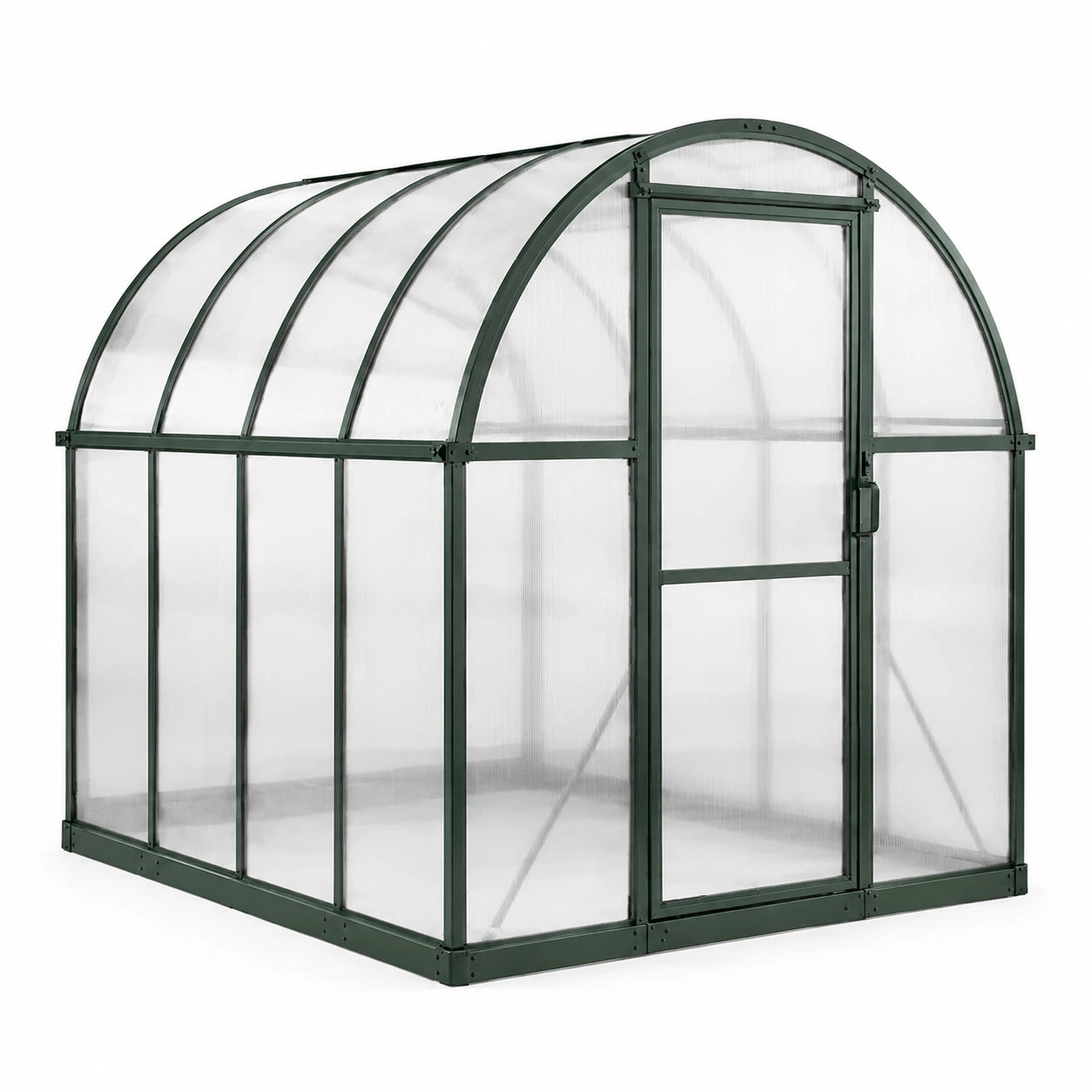 Gewächshaus aus Aluminium mit Polycarbonat-Abdeckung 3x2m